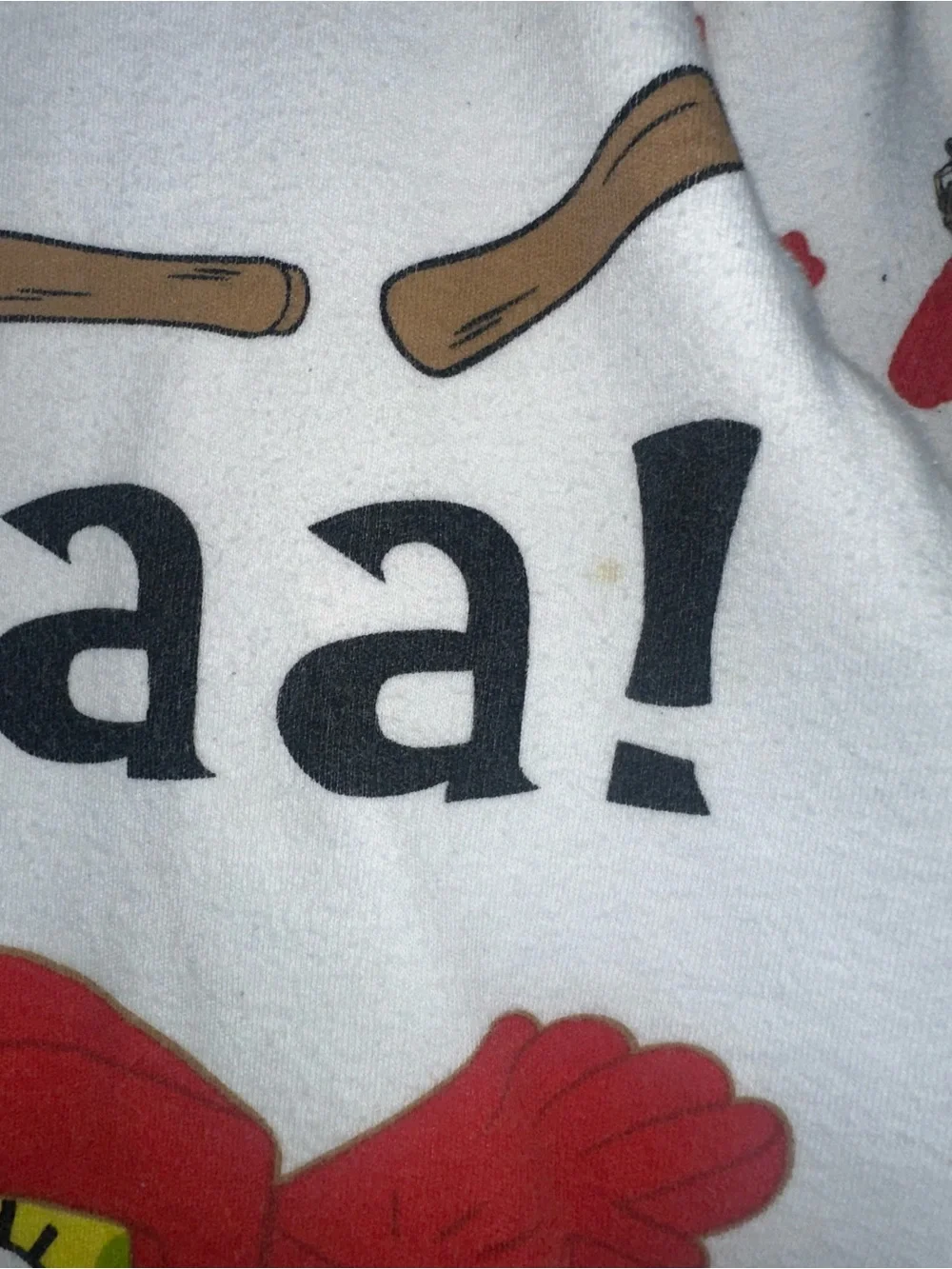 Y2K 2002 Nickelodeon SpongeBob Karate 'Hi-yaa!' Graphic Pajama Shirt Size 12